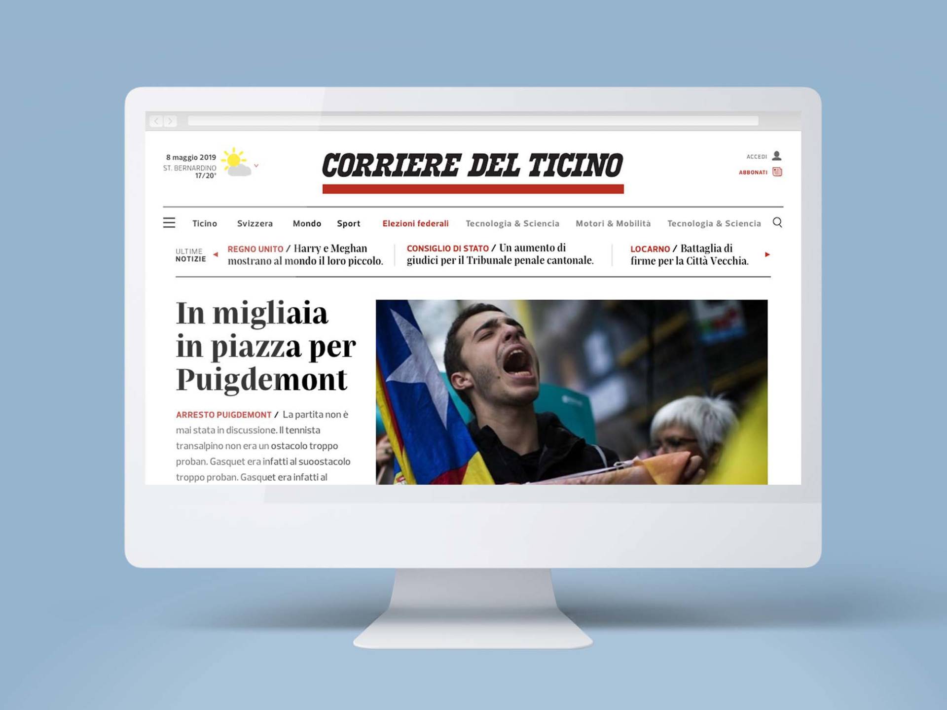 Corriere_del_Ticino web_01_Wenceslau_News_Design